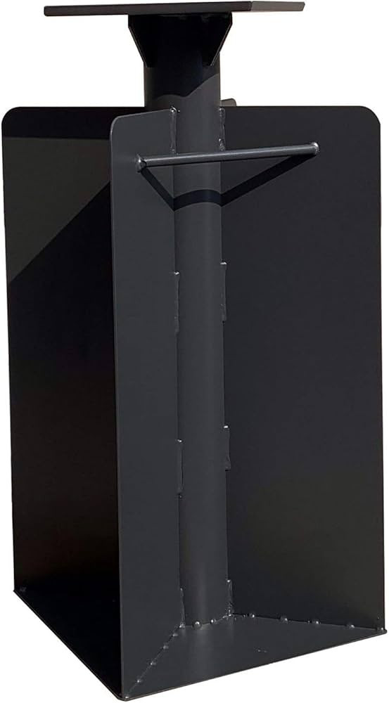 PURPLE LEAF Offset Patio Umbrella Base in Ground, 24.41"(H) X 11.42"(W) | Amazon (US)