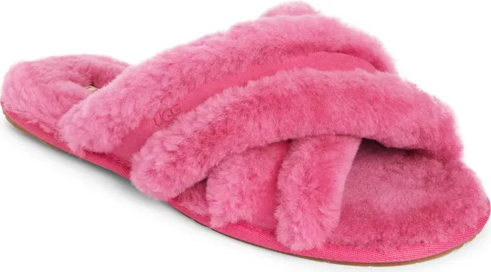 UGG® Scuffita Genuine Shearling Slide Slipper (Women) | Nordstrom | Nordstrom
