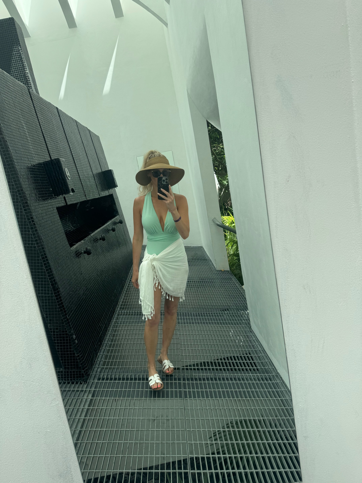 Love everything here. 

Swimsuit - I imagine this would be so flattering on so many body types. Wearing size S.

Wrap - affordable and cute. Recommend. 

Hat - rolls up and travels well, adjustable band that prevents blowing off from the wind. 

I really like these sandals - just not for the beach/waterpark. Shouldn’t get wet. 😛



#LTKSwim #LTKShoeCrush #LTKFindsUnder50