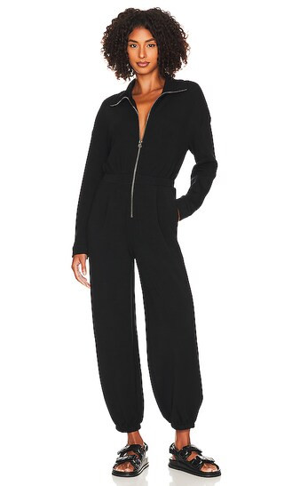Varley Jessie Jumpsuit in Black - Black. Size L (also in M, S). | Revolve Clothing (Global)