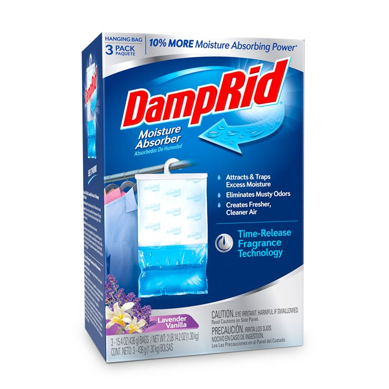 DampRid Lavender Vanilla Hanging Moisture Absorbers, 3 Count | Walmart (US)