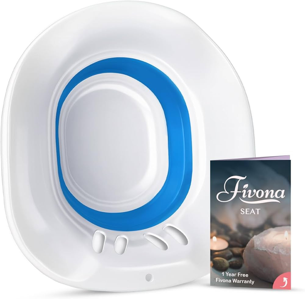 Fivona Sitz Bath for Toilet Seat Postpartum and Hemorrhoids Care - Yoni Steam Seat - Foldable Bas... | Amazon (US)
