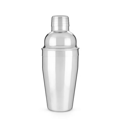 True Contour Cocktail Shaker, 12 oz Stainless Steel Cobbler Shaker With Cap And Strainer - Drink Shakers for Cocktails and Liquor, Silver | Target