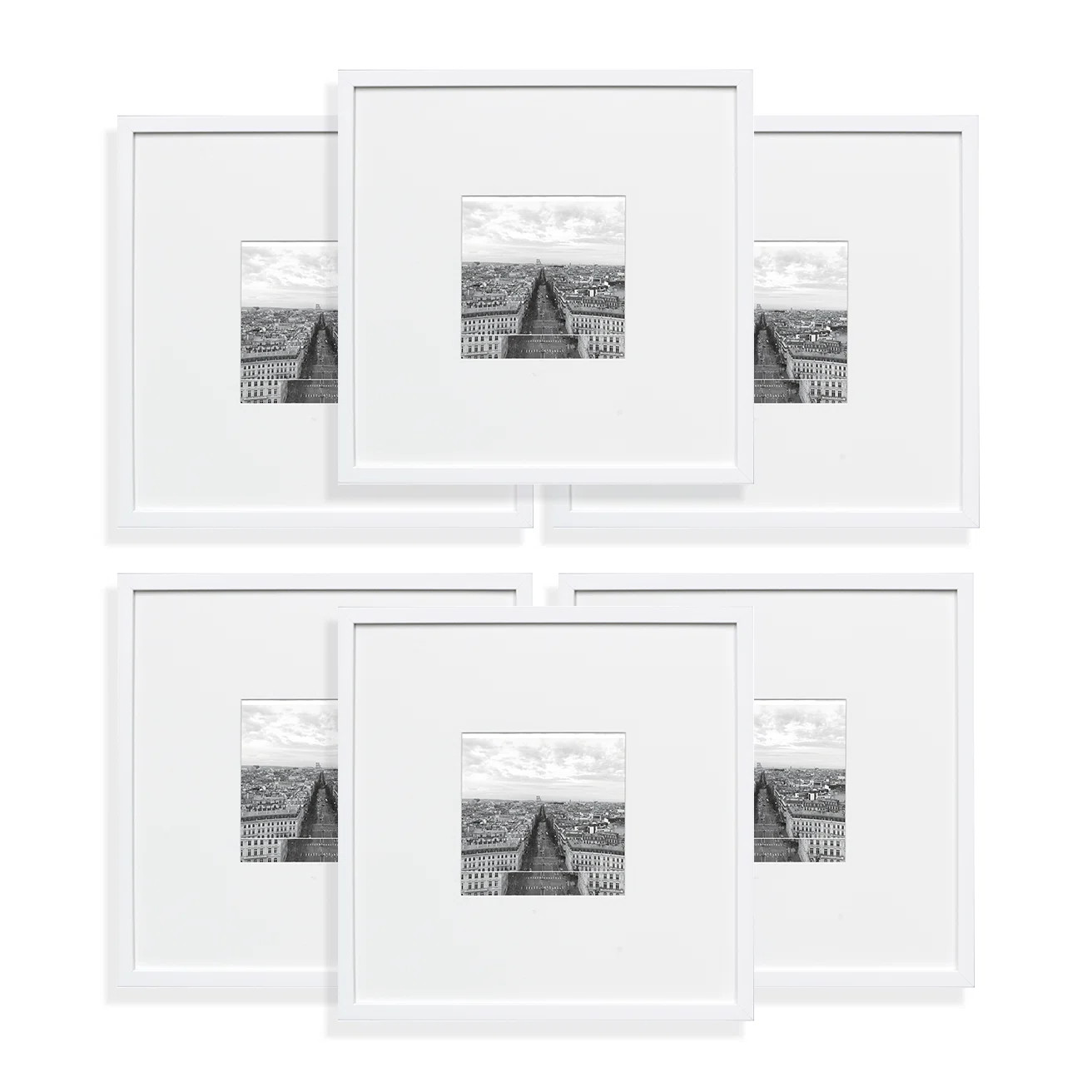 Gallery Wall Wood Frame Set (Set of 6) | Wayfair North America