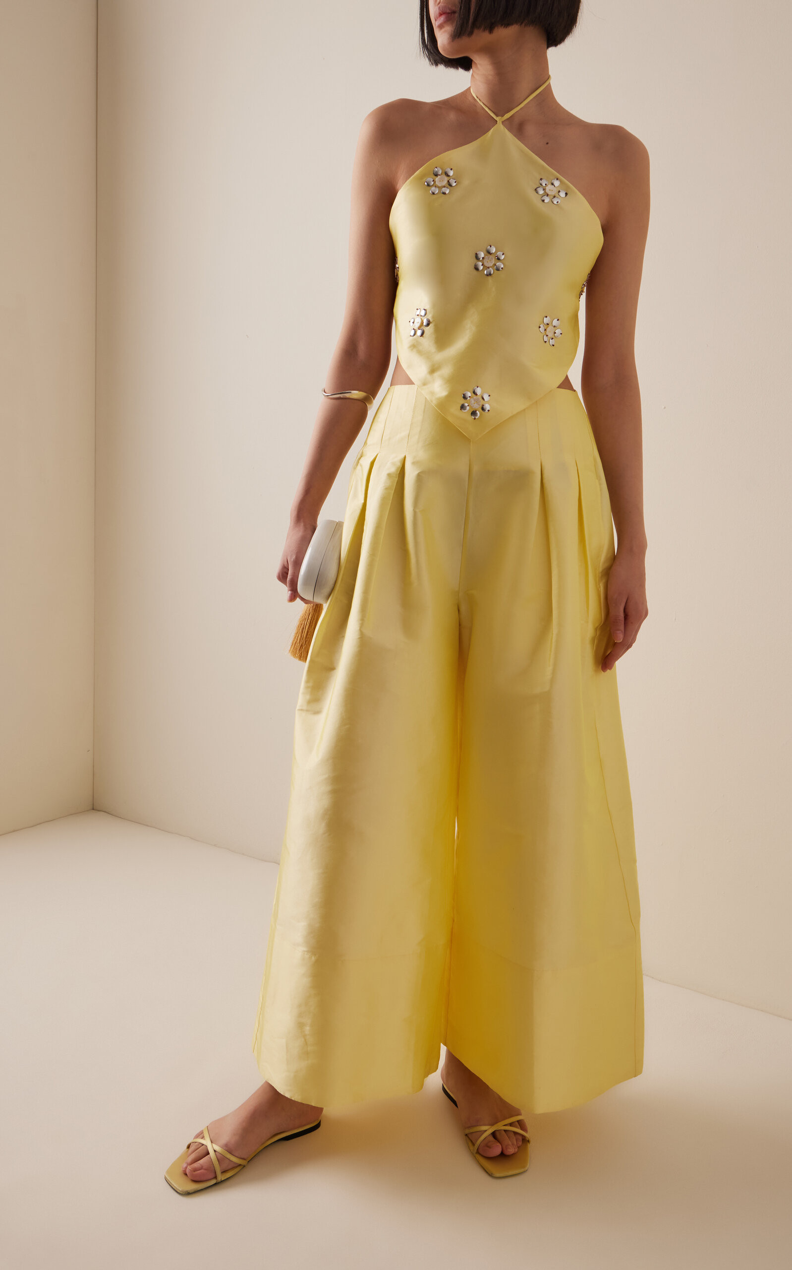 Exclusive La Isla Taffeta Wide-Leg Pants | Moda Operandi (Global)
