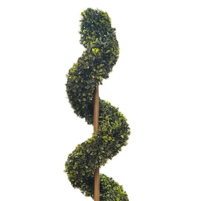My Texas House 48" Swirl Boxwood Topiary | Walmart (US)