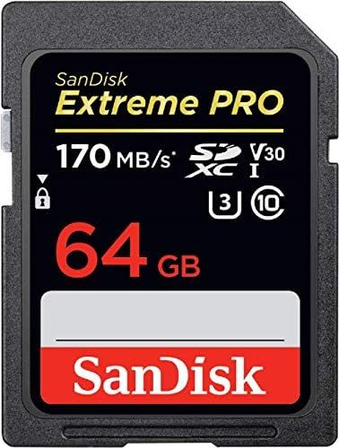 SanDisk 64GB Extreme PRO SDXC UHS-I Card - C10, U3, V30, 4K UHD, SD Card - SDSDXXY-064G-GN4IN | Amazon (US)