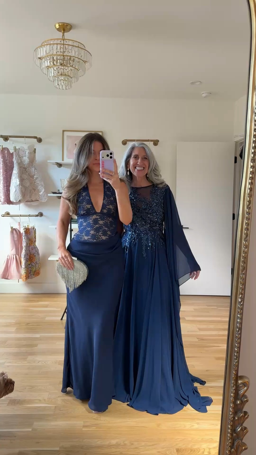navy sleeveless maxi with a plunging V-neck, lace bodice, and flowing chiffon skirt,  navy beaded gown with a sheer neckline and long chiffon sleeves mom and me formal wedding guest and mother of the bride dresses 💍

revolve code: tulip

I’m 5’4” and wear a size small/2 

mom is 5’4” and wears a medium/6

fall wedding guest dresses, wedding guest dresses, cocktail dresses, semi-formal dresses, black tie wedding guest dresses, destination wedding guest dresses, garden party dresses, wedding guest outfit ideas, mom & me outfits, mom & me dresses, matching outfits, mother daughter outfits, family photo outfits, wedding guest dresses, mother of the bride, mother of the groom, wedding guest outfit ideas

#LTKWedding #LTKSeasonal #LTKgrwm