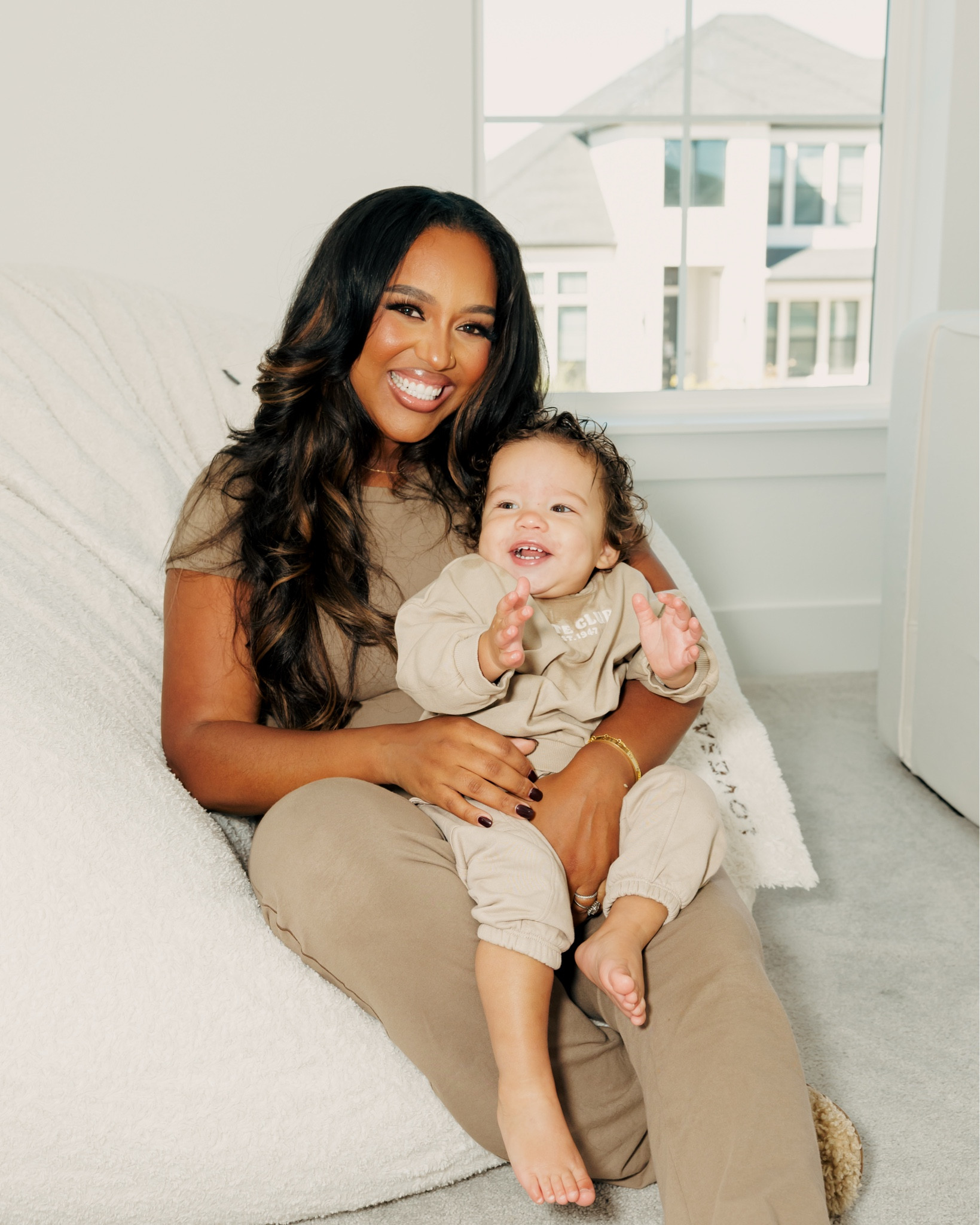 Matching fits for mom and son! Cozy skims set and baby toddler matching sweatsuit! 

#LTKBaby #LTKFamily #LTKKids