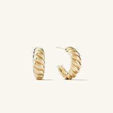 Croissant Dôme Hoops - C$88 | Mejuri (Global)