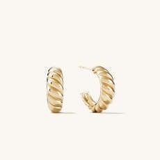 Croissant Dome Hoops | Mejuri (Global)