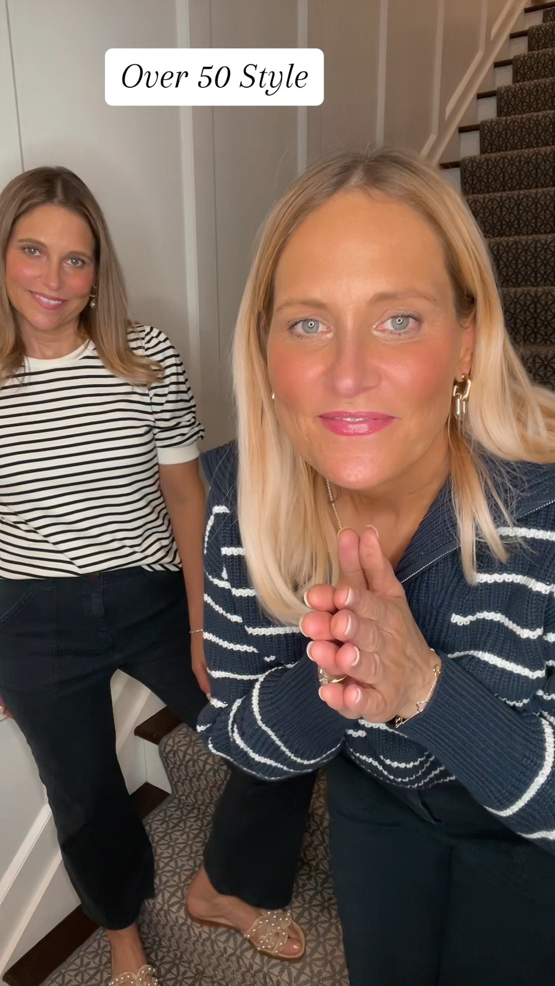 Love these deep blue jeans! Not a denim wash but more like a true navy! So cute! So comfy! So stretchy! Wearing size 30.

#LTKover40 #LTKmidsize #LTKstyletip