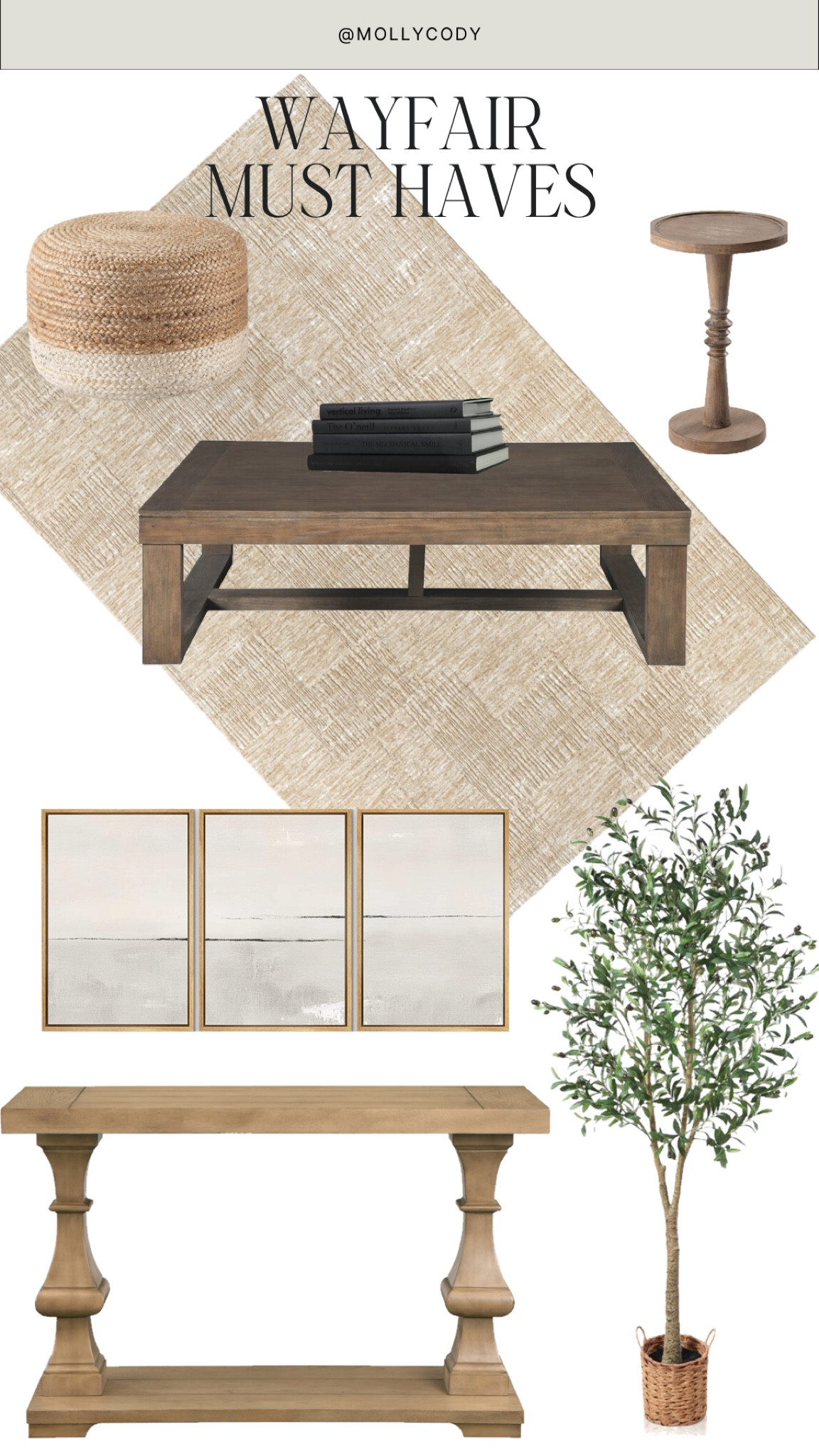 Neutral Home Wayfair Memorial Day finds! 
Living room, coffee table, neutral designs, tree, artwork, side table, console table 

#LTKHome #LTKSeasonal #LTKGiftGuide