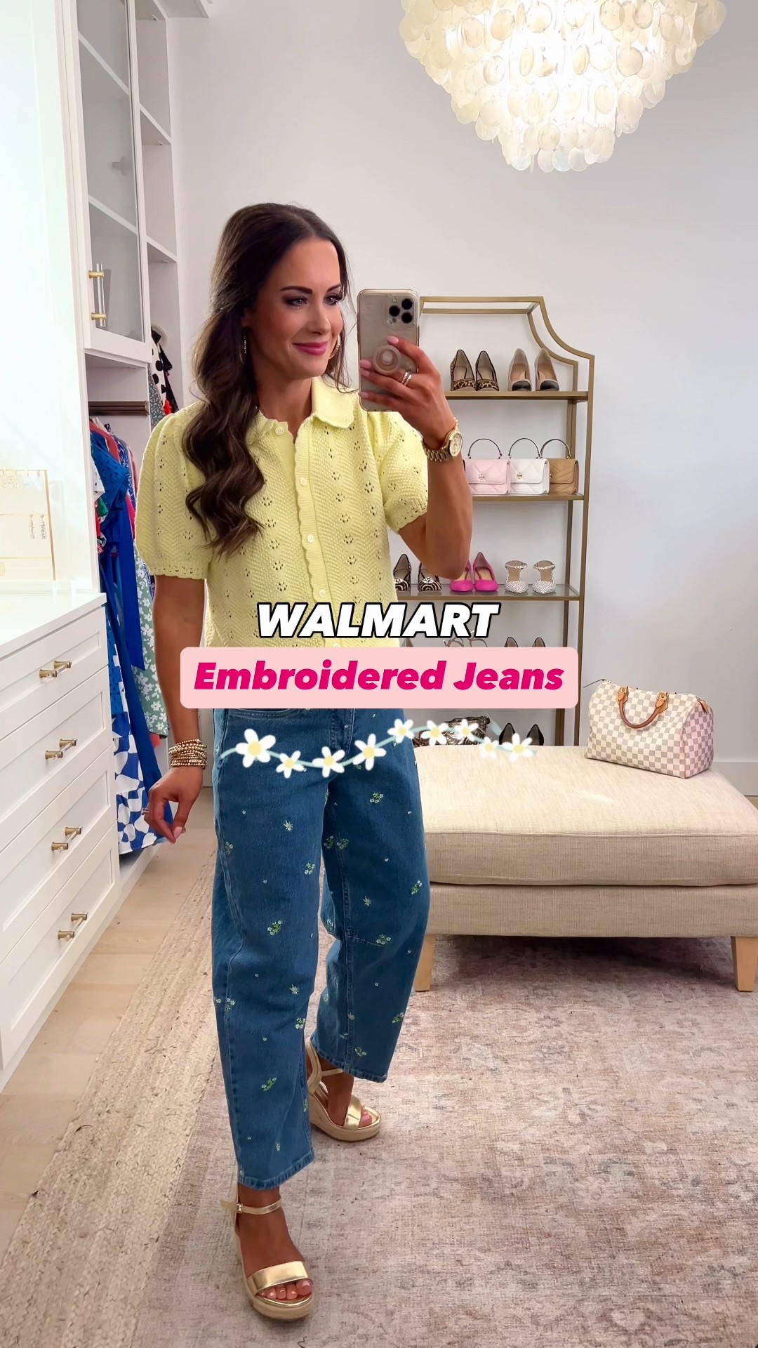 We suggest sizing down in the jeans  for the best fit, don’t wait to check out!!! 