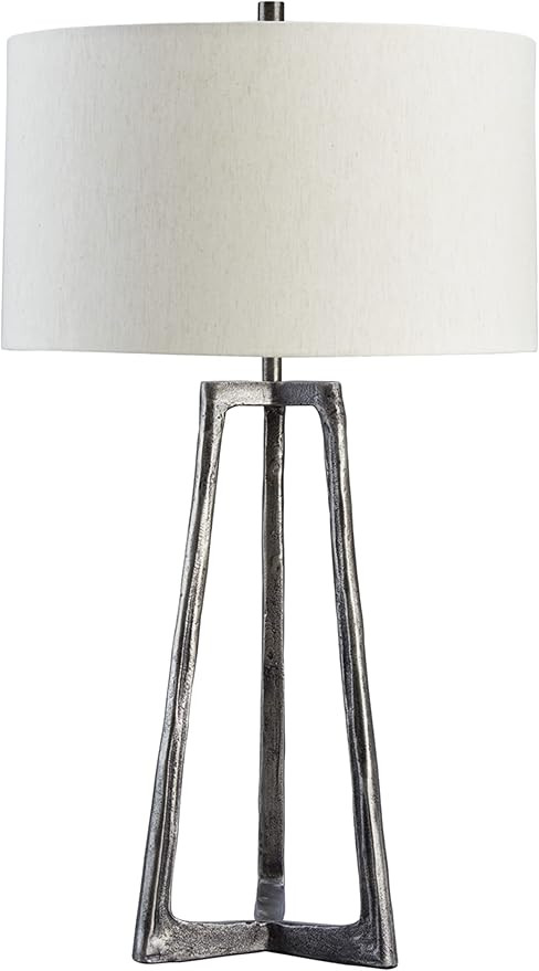 Signature Design by Ashley Wynlett Casual 34.63" Table Lamp, Antique Pewter Finish | Amazon (US)