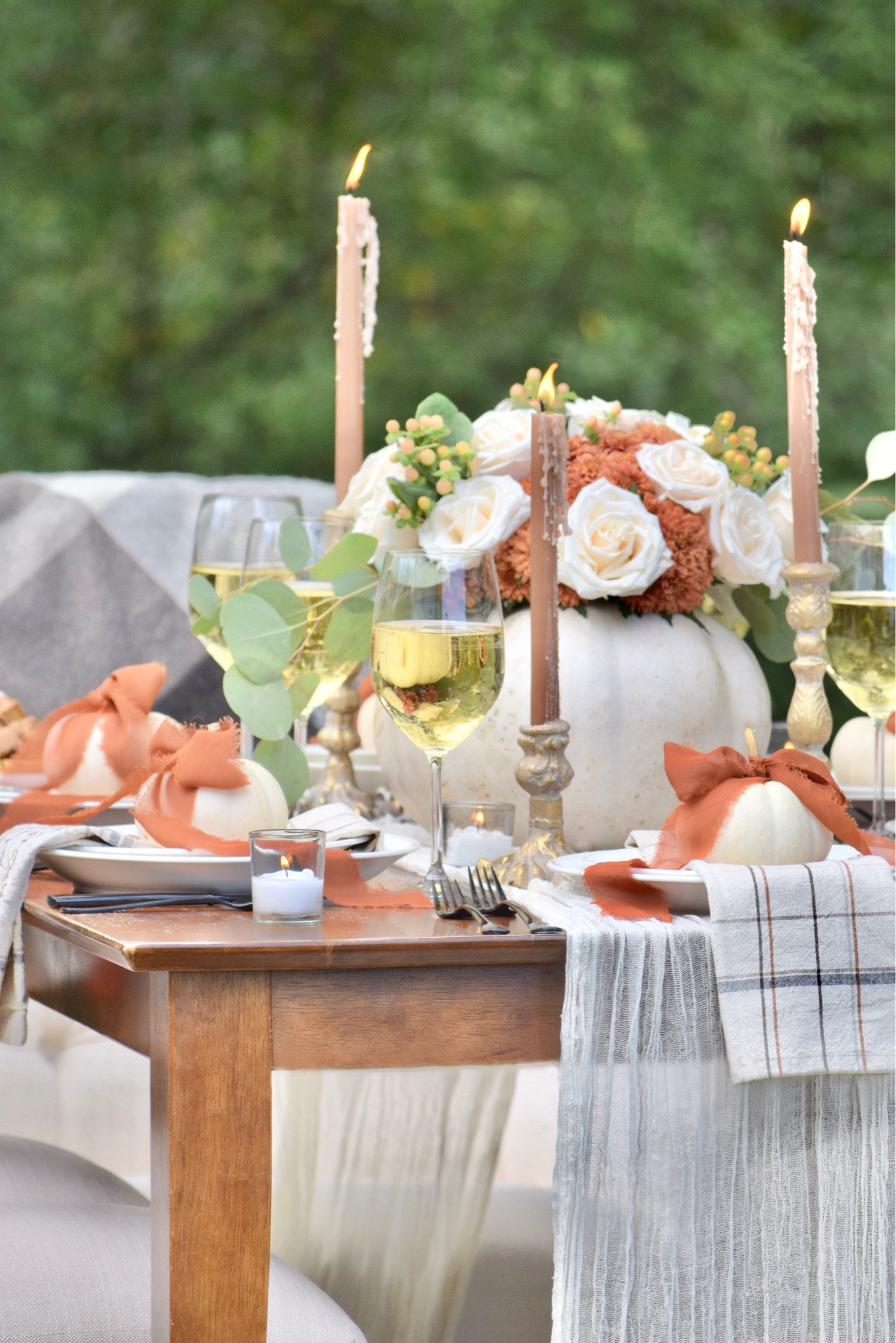 Fall table setting, Thanksgiving dinner, Autumn tablescape, target, amazon home, Lenox, Tableware, dinnerware, glassware, wine glasses, serveware, flatware, candles, plaid, floral centerpiece, fall entertaining, holiday entertaining, white pumpkins

#LTKHoliday #LTKSeasonal #LTKhome