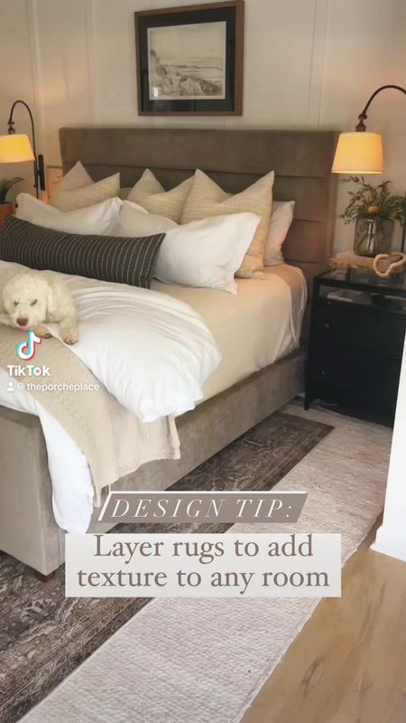 Layer rugs to add dimension to any space, bedroom inspo, loloi rug 

#LTKVideo #LTKHome #LTKSaleAlert