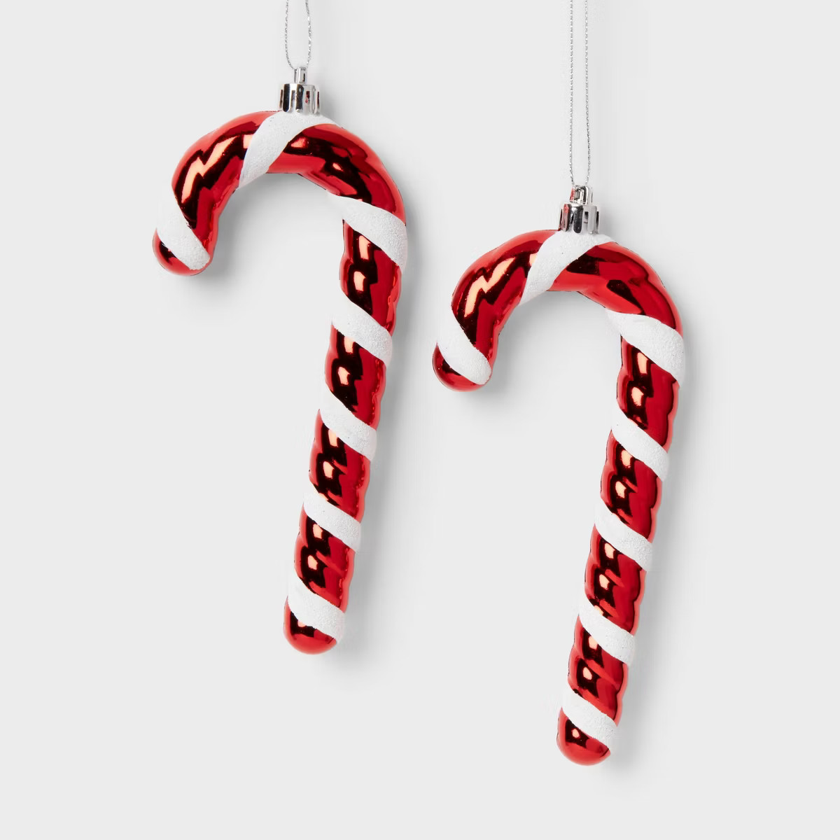 2ct Candy Cane Christmas Tree Ornament Set Red/White - Wondershop™ | Target