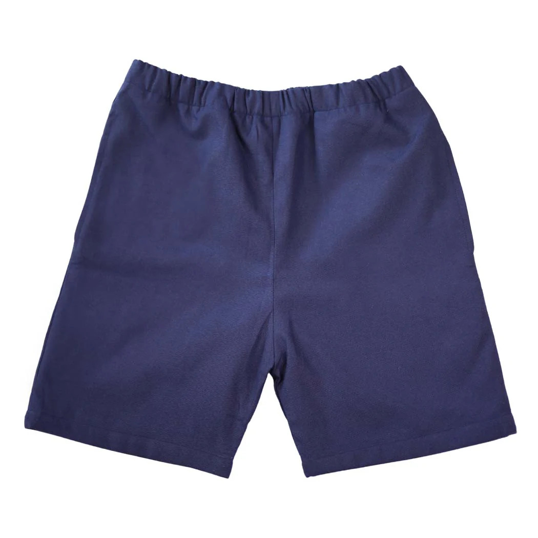 Parker Navy Oxford Shorts | The Bella Bean