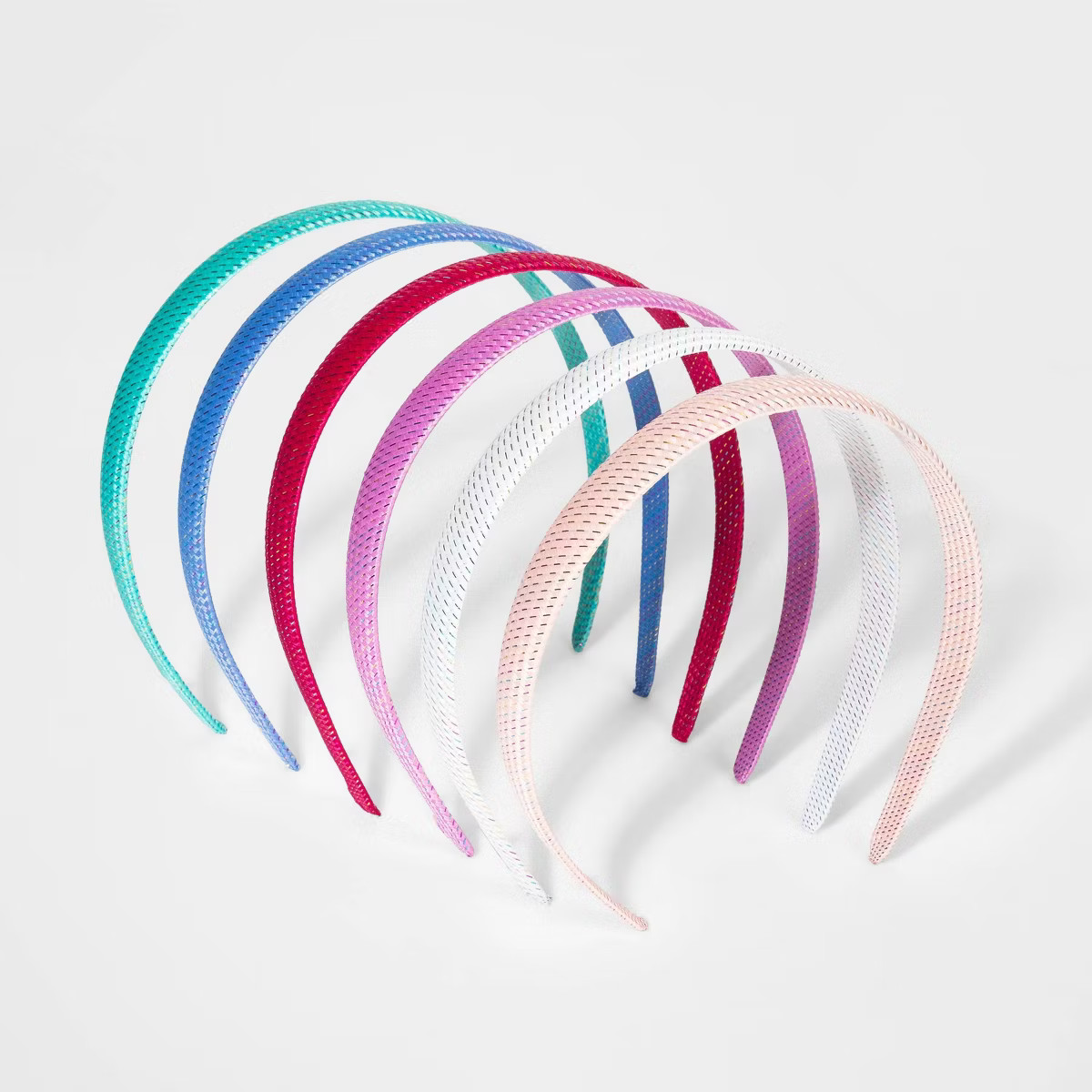 Girls' 6pk Woven Headband - Cat & Jack™: Hair Styling Accessory, All Hair Types, Ages 3+ | Target