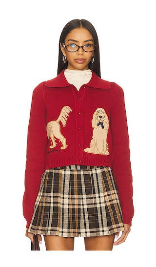 The Lady Tripper Cardigan in Ruby Red | Revolve Clothing (Global)