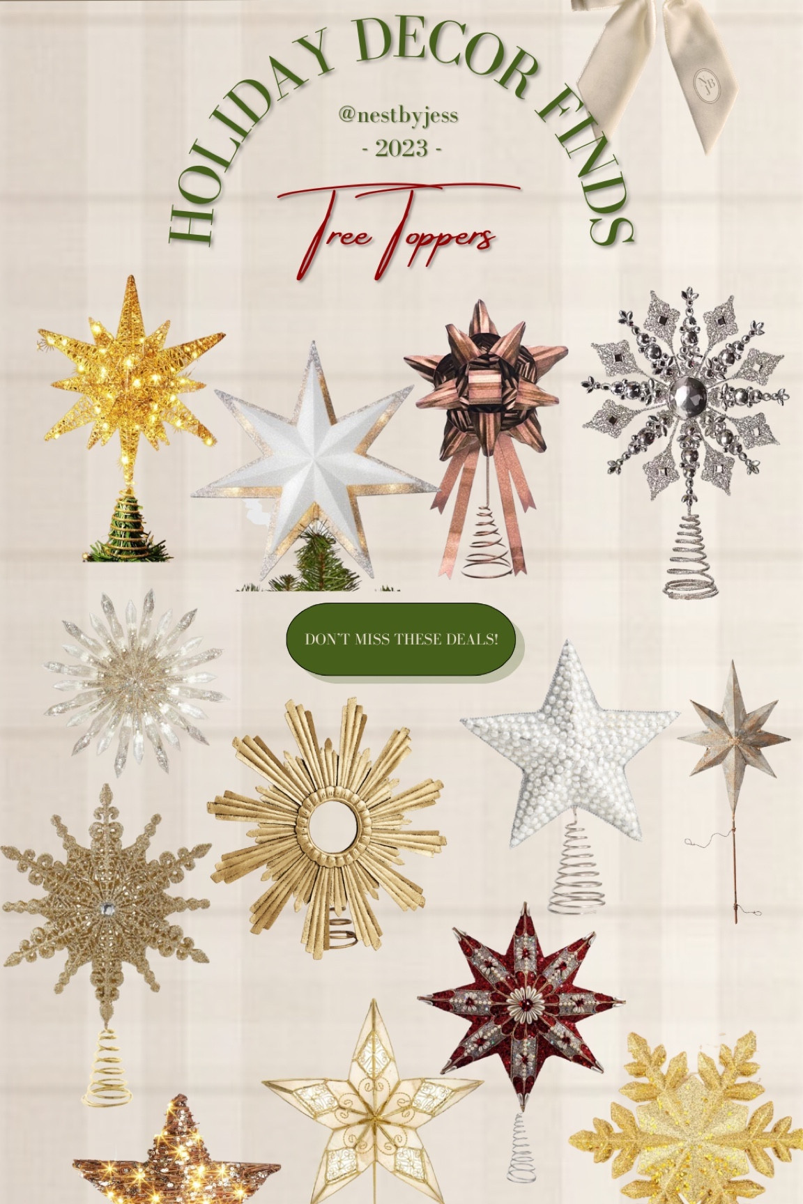 No tree is complete without a topper! These shining stars are the perfect finishing touch to your Christmas tree, and are sure to be a showstopper! 

#LTKhome #LTKSeasonal #LTKHoliday