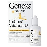 Genexa Infants’ Vitamin D Drops - 90 Servings - Promotes Healthy Growth - Organic, Gluten Free & Non | Amazon (US)