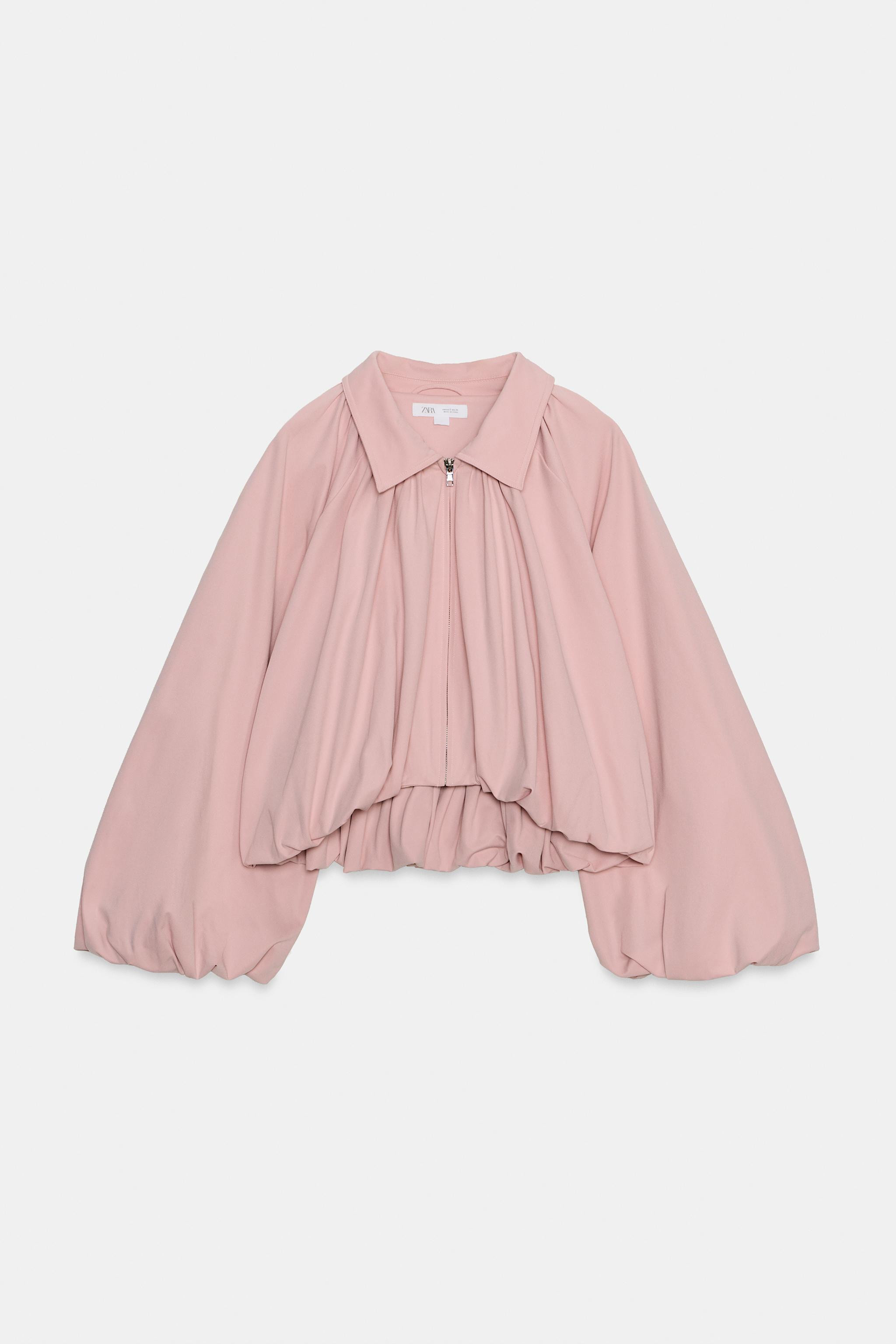 PUFF SLEEVE BOMBER JACKET | Zara US