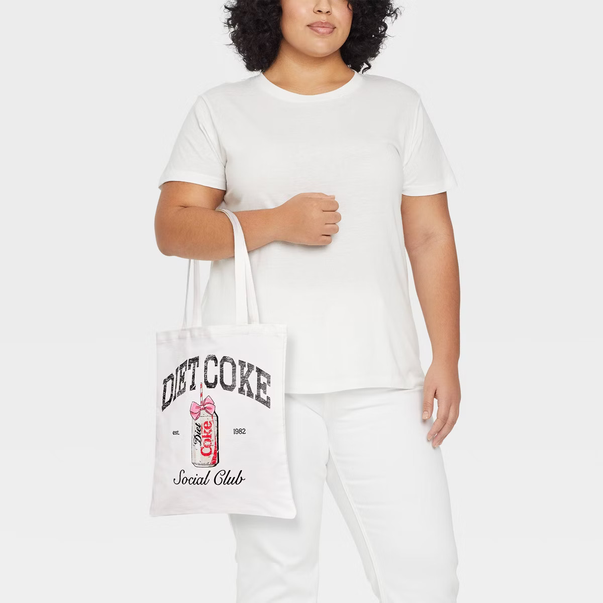 Women's Diet Coke Graphic Tote Bag - Off-White | Target