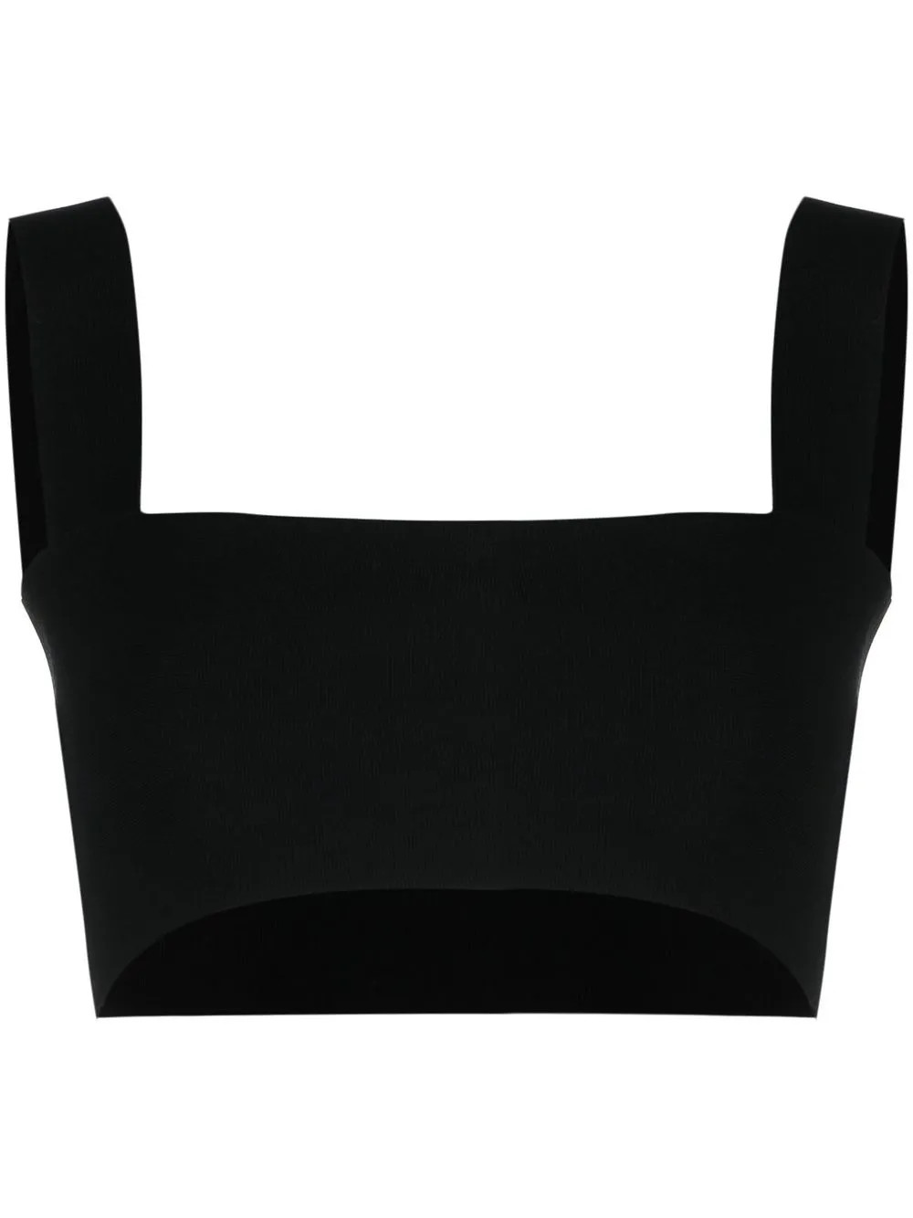 Victoria Beckham square-neck Cropped Top - Farfetch | Farfetch Global