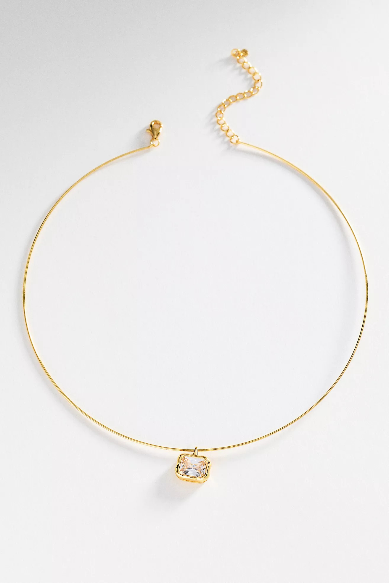 Bezel Stone Pendant Necklace | Anthropologie (US)