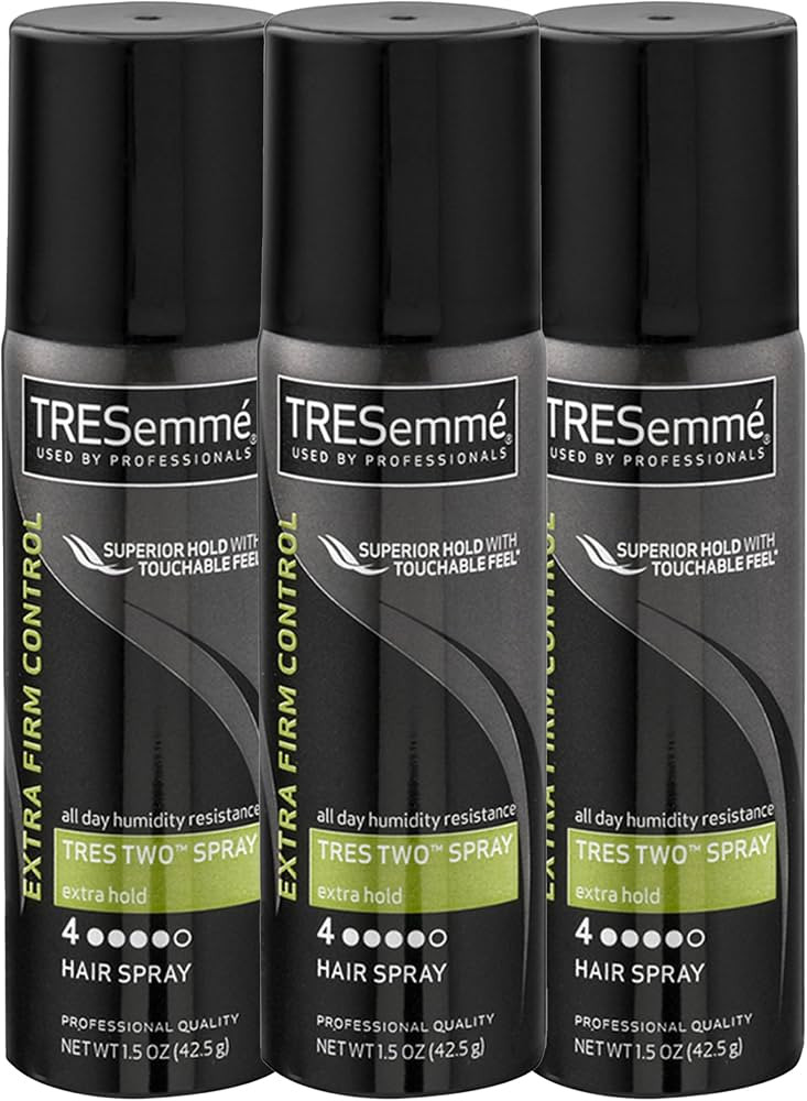 Tresemme Travel Size Hair Spray, 3 Pack, Tres Two Spray, Extra Hold Styling Hair Spray with All D... | Amazon (US)