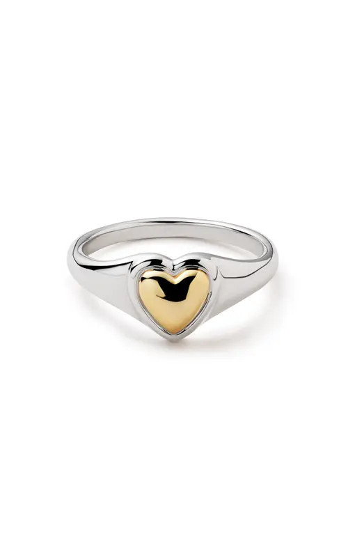 Ana Luisa Elysia Heart Ring in Gold /Silver at Nordstrom, Size 9 | Nordstrom