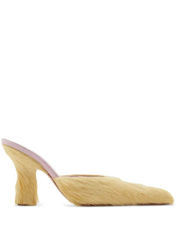 Buck haircalf leather mules | Farfetch Global