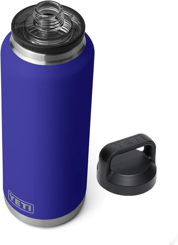 YETI Rambler 46 oz Bottle, Vacuum Insulated, Stainless Steel with Chug Cap, Offshore Blue | Amazon (CA)