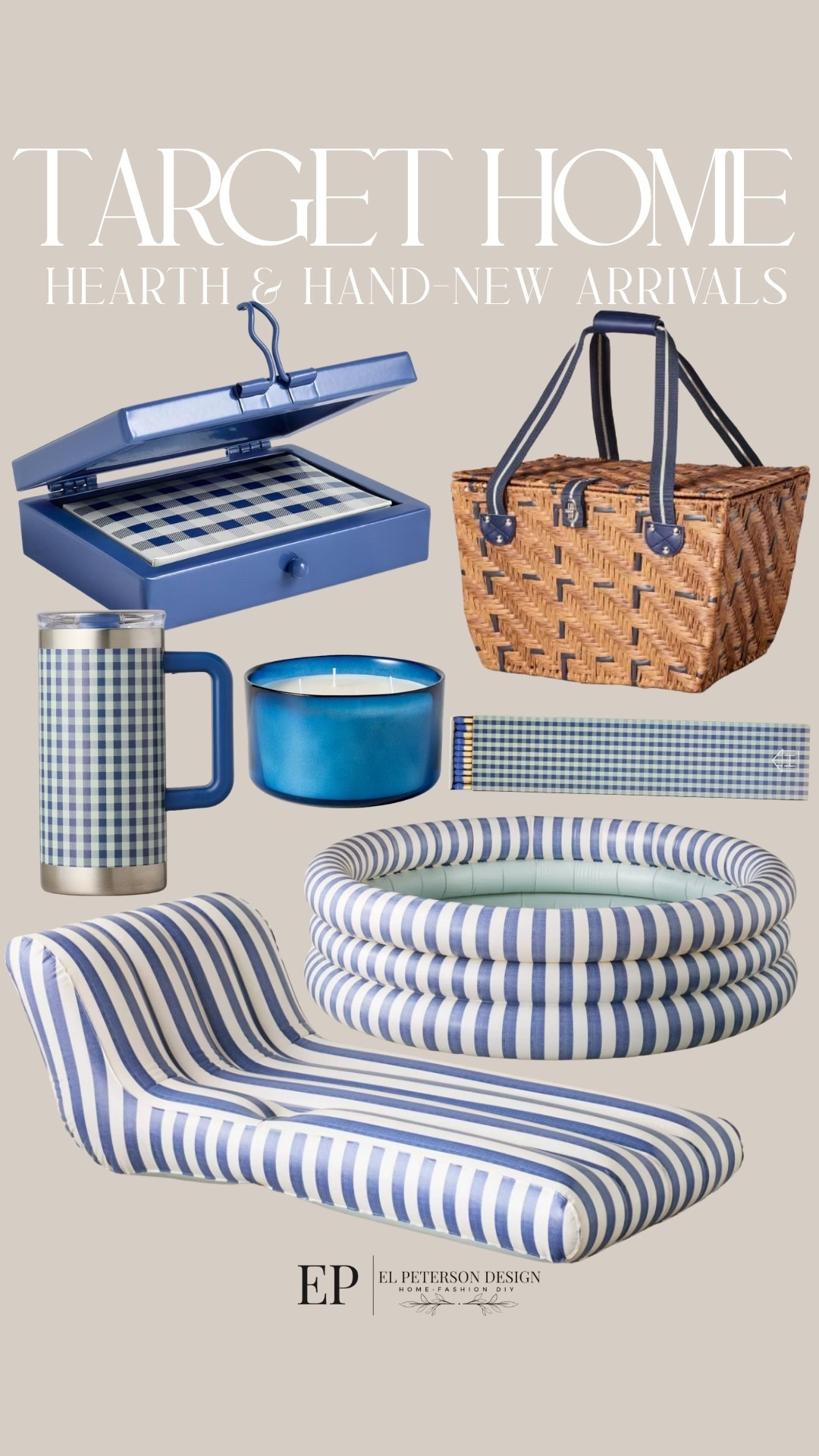 Target 
Hearth and Hand-New Arrivals
Picnic basket
Floats
Pool
Candle
Cup
Matches 

#LTKHome