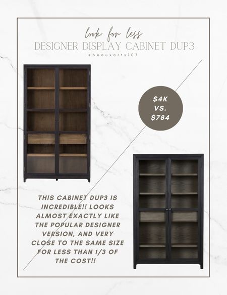 Shop this gorgeous designer cabinet dupe for an incredible deal! 

#LTKhome #LTKstyletip #LTKsalealert