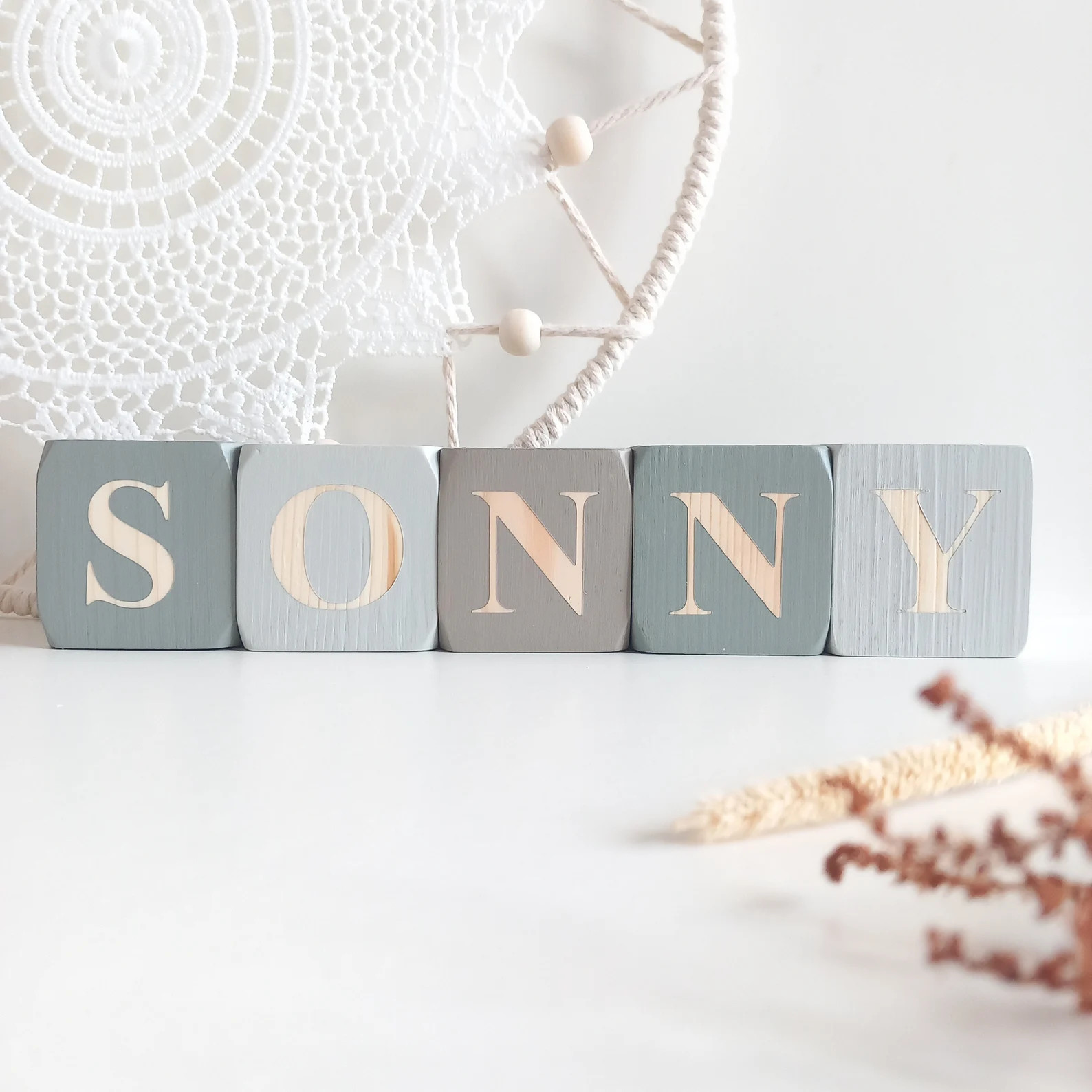 Personalised Wooden Baby Name Blocks – Nursery Shelf Decor – Name Sign Newborn Gift - Etsy UK | Etsy (Global)