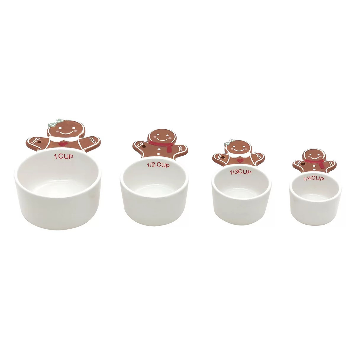 St. Nicholas Square® 4-Piece Gingerbread Man Measuring Cup Set | Kohl's
