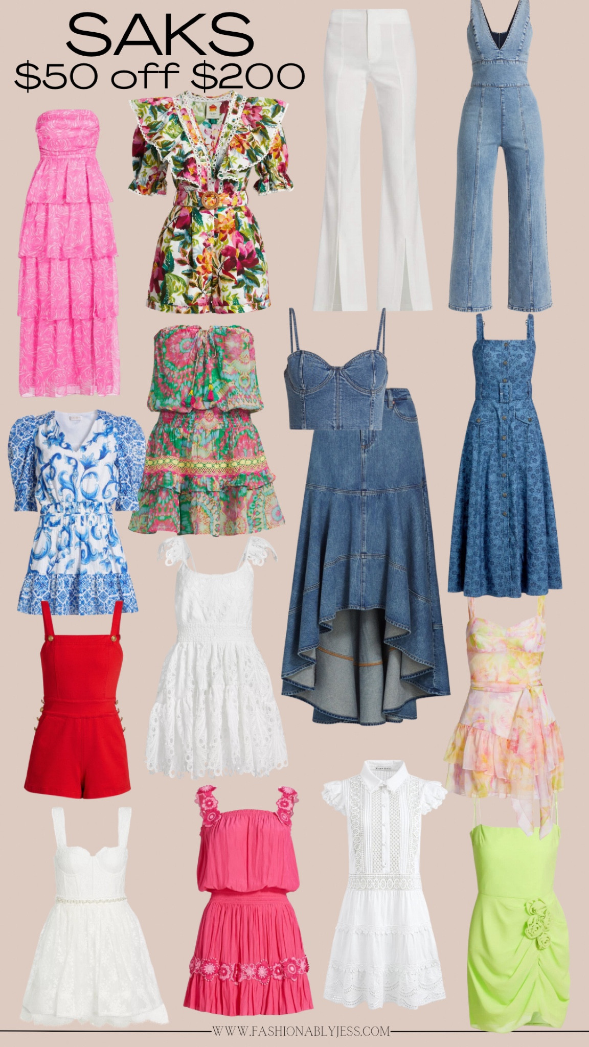 Saks sale $50 off $200! Ends today 
Summer outfits 

#LTKSaleAlert #LTKFindsUnder100 #LTKOver40