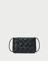 Auzeen Black Woven Shoulder Bag | Loeffler Randall
