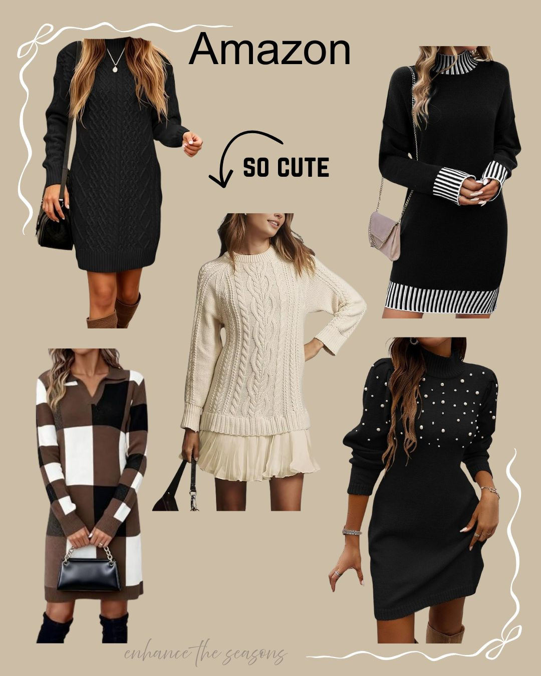 Amazon sweater dresses, Amazon dresses, Sweater weather, Cozy dresses
: Cozy Edition, soft, versatile knits that blend comfort with style, perfect for effortless dressing 

 #OOTD #LTKValentine #LTKSeasonal #LTKSaleAlert
