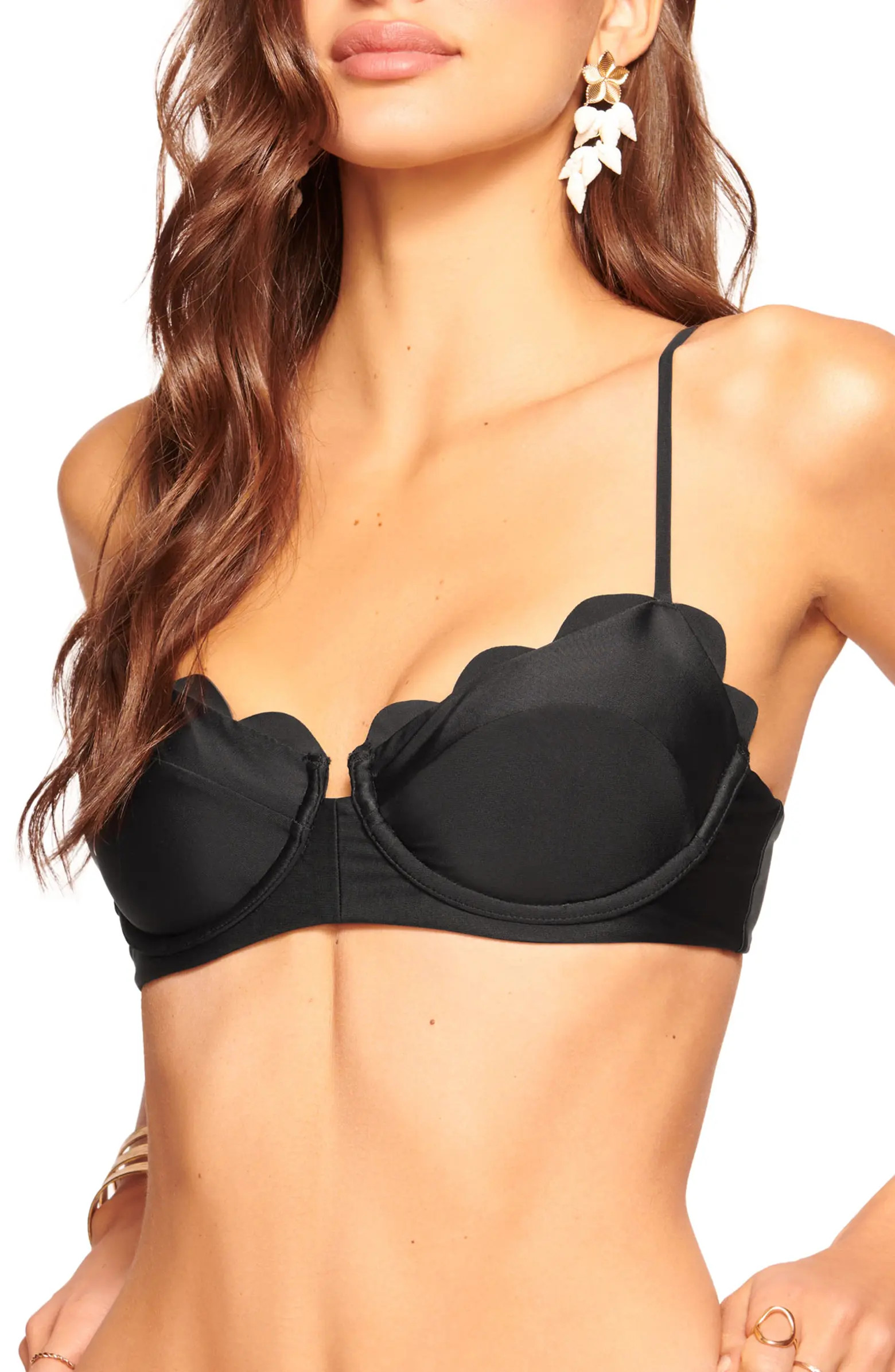 Ramy Brook Leyla Scalloped Underwire Bikini Top | Nordstrom | Nordstrom