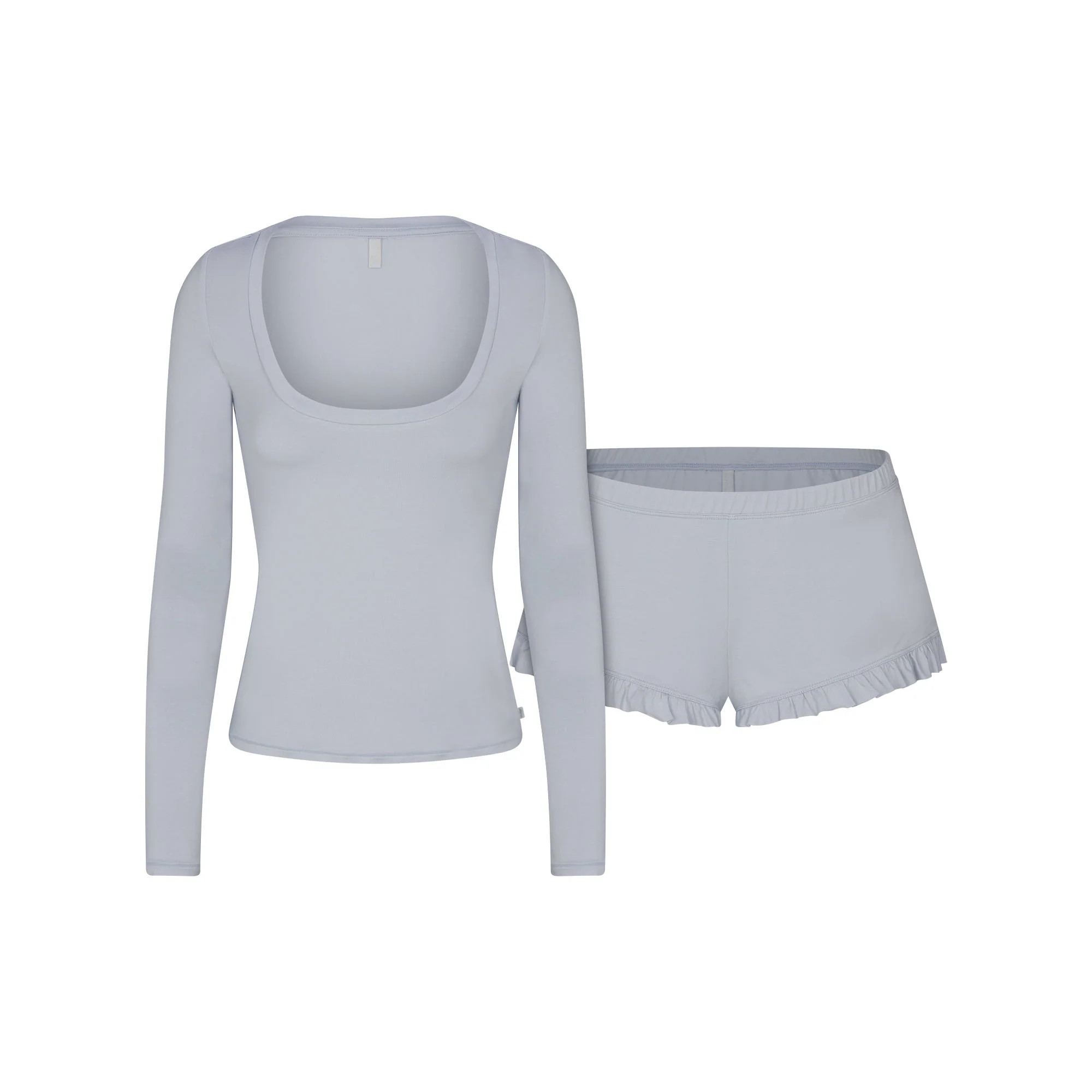 SKIMS SLEEP SCOOP NECK SLEEP SET | ZEN BLUE | SKIMS | SKIMS (US)