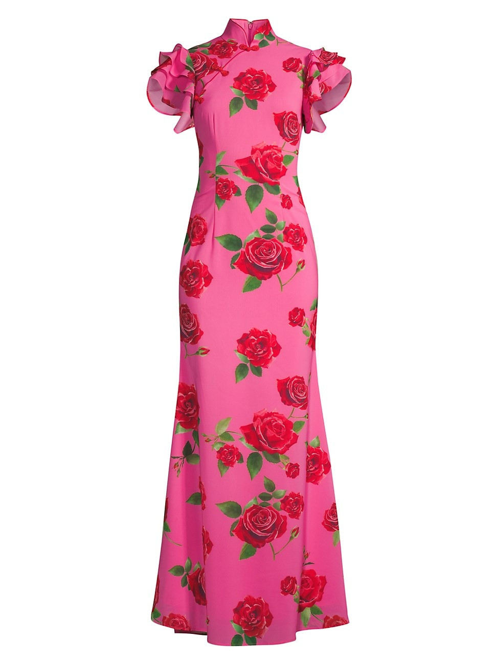 Sylvie Floral-Print A-Line Gown | Saks Fifth Avenue