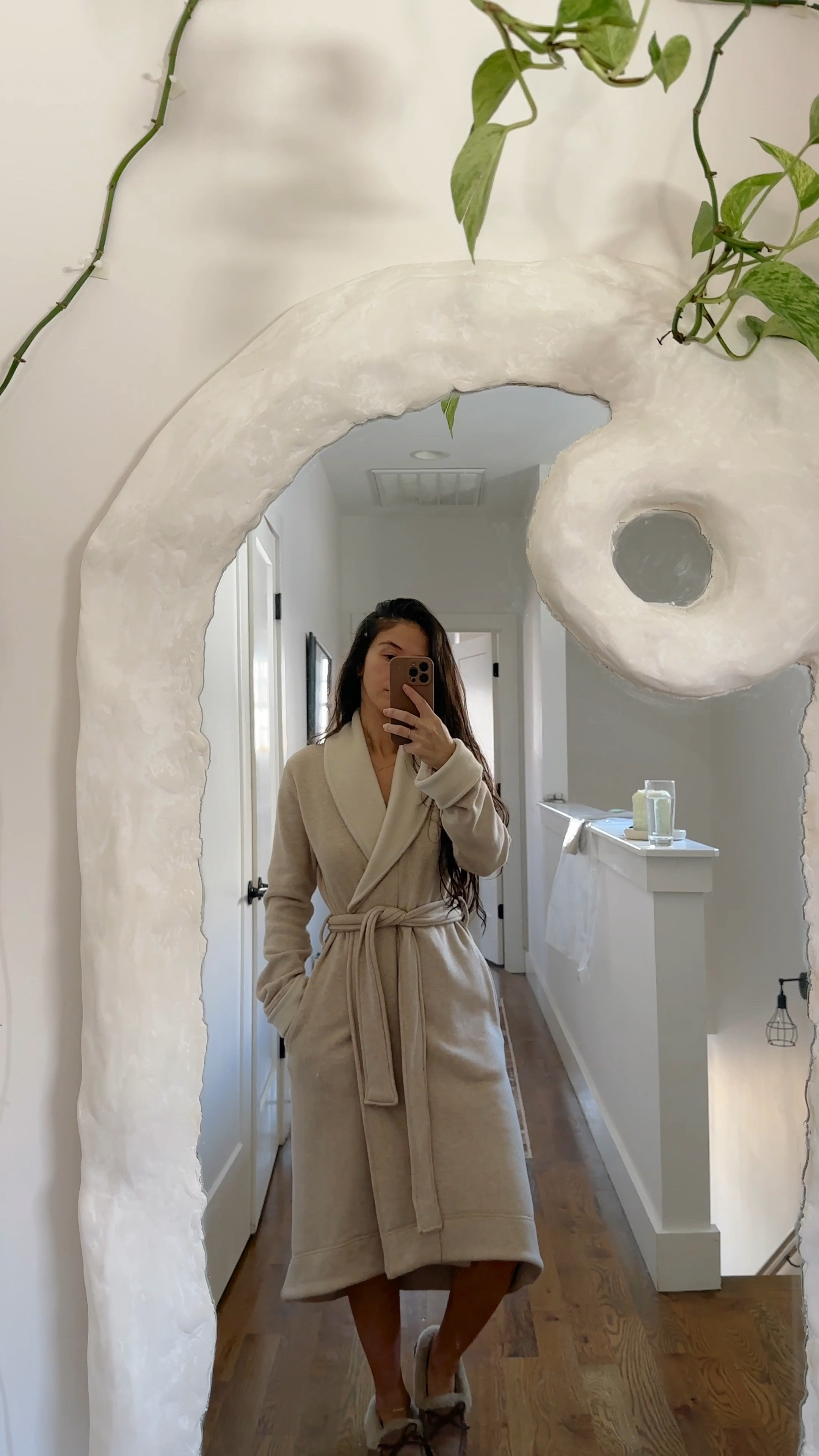 Favorite winter robe is on sale 🤍 wearing size x-small 

Knit fleece feels like wrapping yourself in a blanket. Has a shawl collar, belt and side pockets

#LTKSeasonal #LTKVideo #LTKfindsunder100