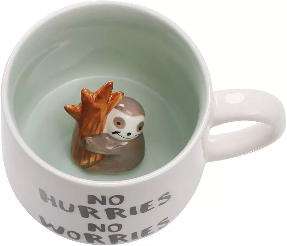  Funny Sloth Coffee Mug - Cute Sloth Gifts For Women