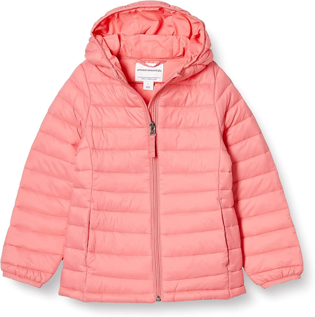 Amazon Essentials Girls and Toddlers' Lightweight Water-Resistant Packable Hooded Puffer Jacket | Amazon (US)