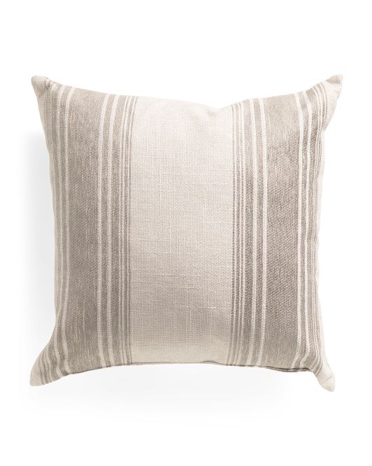 Made In Usa 24x24 Striped Pillow | Home | Marshalls | Marshalls