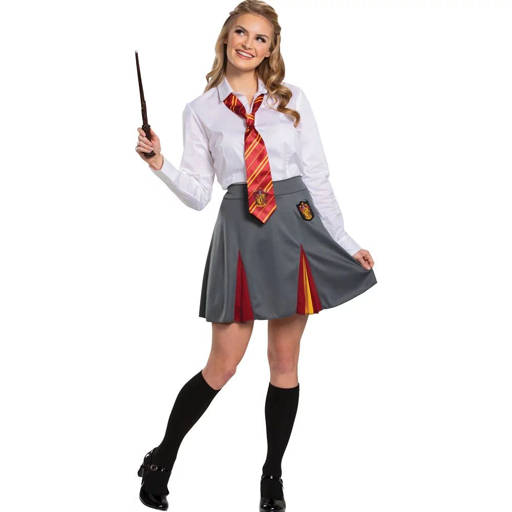 Disguise Harry Potter Gryffindor Skirt Women's Halloween Fancy-Dress Costume for Adult, M (8-10) ... | Walmart (US)